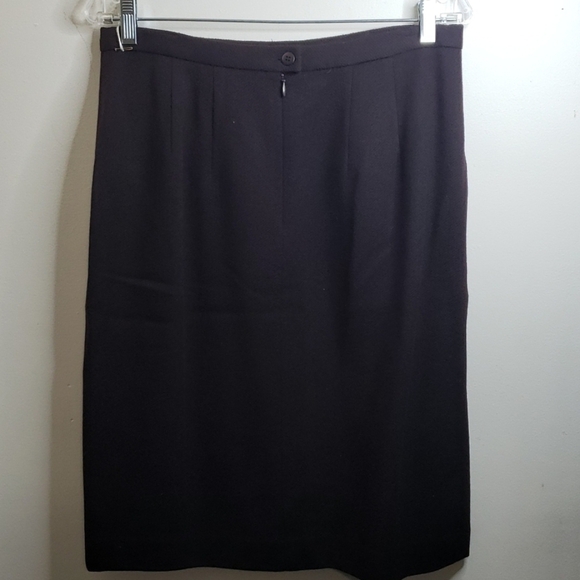 Bogato International 100% Wool Suit & Skirt L - Picture 7 of 15